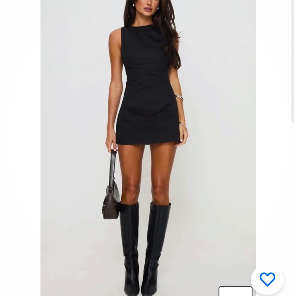 Princess Polly Black Sleeveless Mini Dress